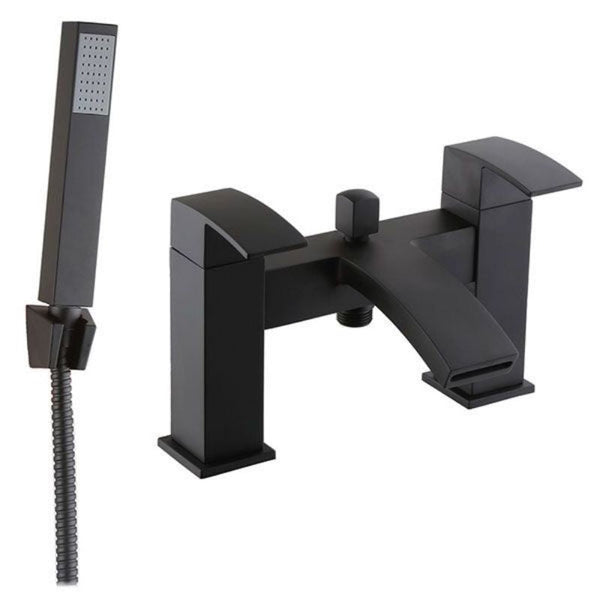 Kartell Fiuto Nero Bath Shower Mixer (T8321NW) Full Black