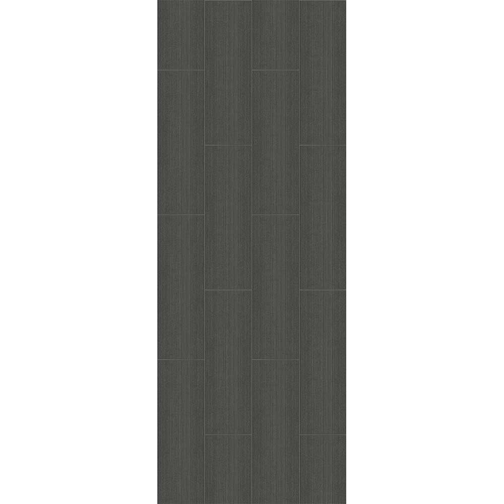 Dark gray wooden plank flooring texture, seamless wood floor background, vertical orientation