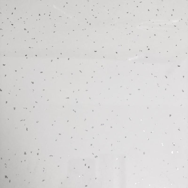 Large White Arctic Sparkle 1.0m x 2.4m Shower Panel Sample
