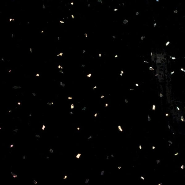 Large Black Sparkle 1.0m x 2.4m Shower Panel Sample