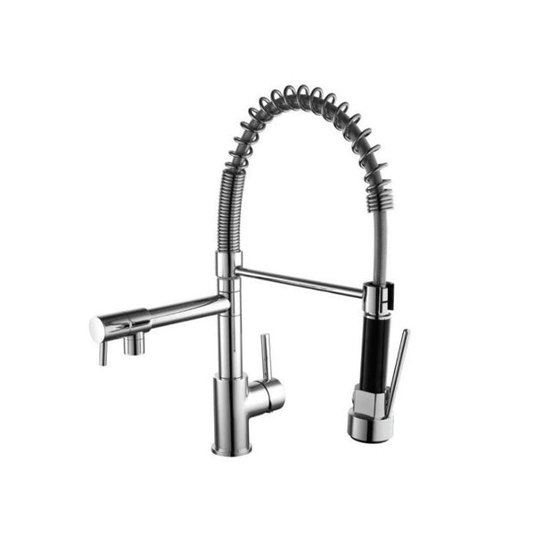 Kartell Dual Spout Kitchen Mixer Tap w/Pull Out