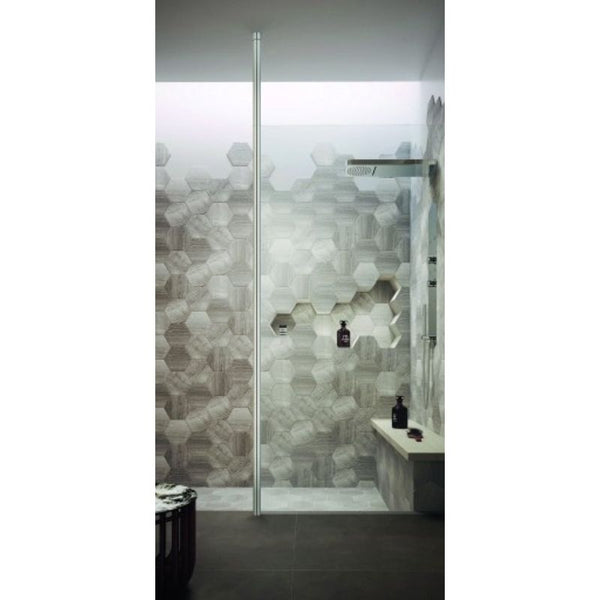 Kartell 2m (+1m) Wetroom Screen Floor to Ceiling Post