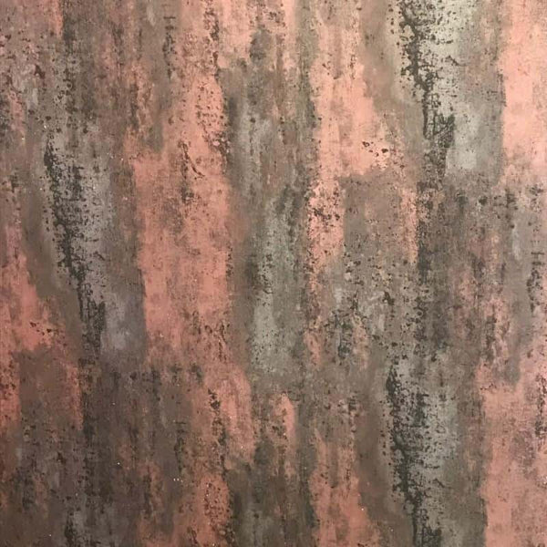 Large Brushed Red 1.0m x 2.4m Shower Panel Sample