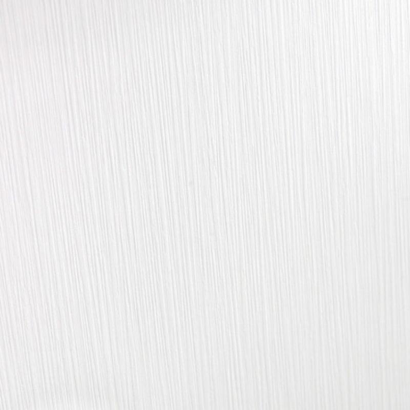 Close-up texture of white brushed metal surface with horizontal lines for background or graphic design elements.