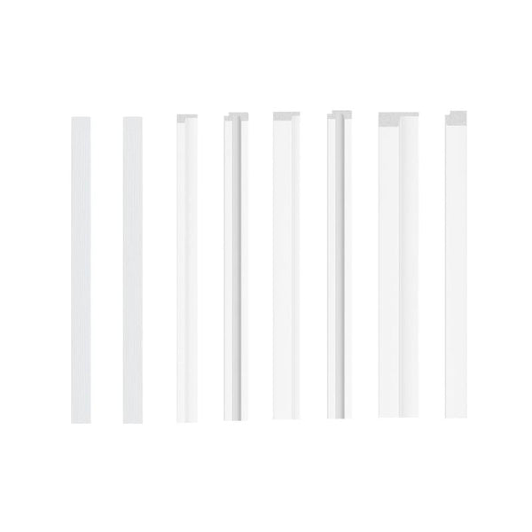Vox Linerio White Slat Panel Trim | Multiple Variants Available