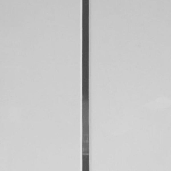 Gloss White Silver V Groove 8mm Sample