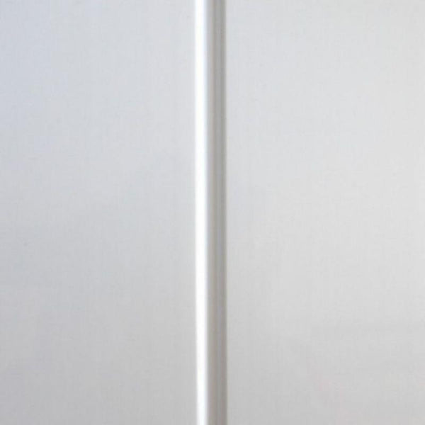 Gloss White V Groove 8mm Sample