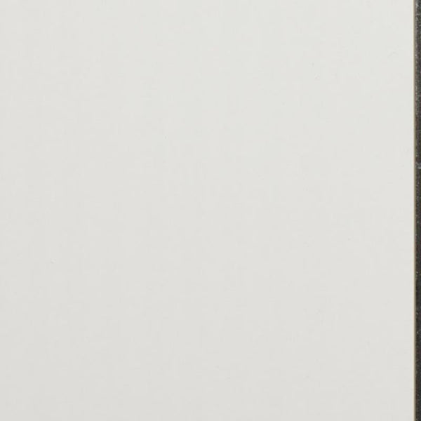 White Gloss Silver Edge 5mm Sample